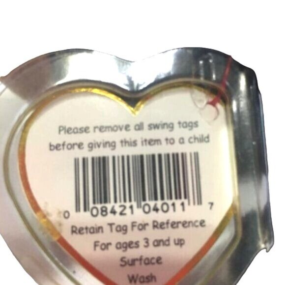 Ty Beanie Baby Rare Blackie The Black Bear Retired Swing Tag Errors 93-94 Collec - Picture 7 of 8